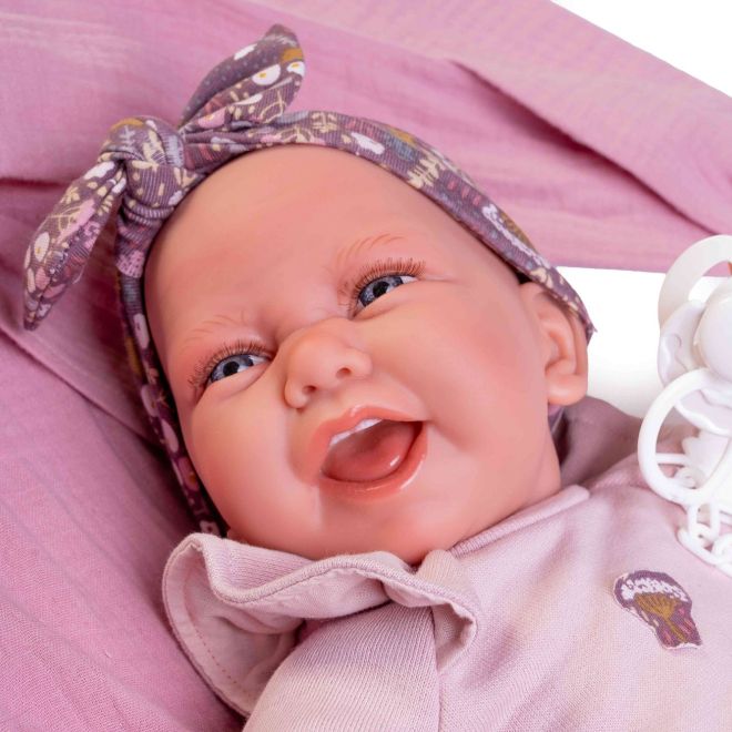 Antonio Juan 33352 CARLA - realistická panenka miminko s měkkým látkovým tělem - 42 cm