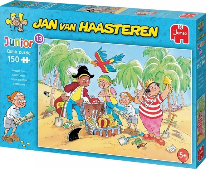 JUMBO Puzzle JvH Junior 13: Honba za pokladem 150 dílků