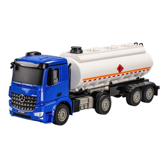 Dálkově ovládaný RC kamion 1:26 Double Eagle Mercedes-Benz Arocs (cisterna) E584-003