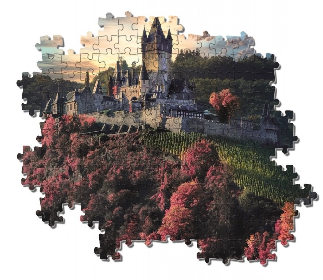 Puzzle 1000 prvků Vysoká kvalita, Hrad Cochem