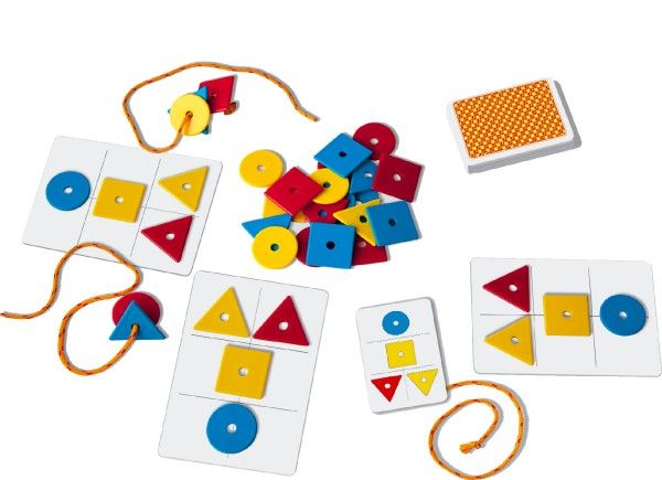 Společenská naučná hra - tvary, barvy, paměť
