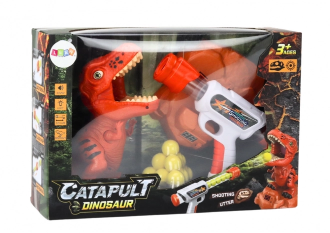 Střelecká hra Dinosaur Arcade Balls Gun Set