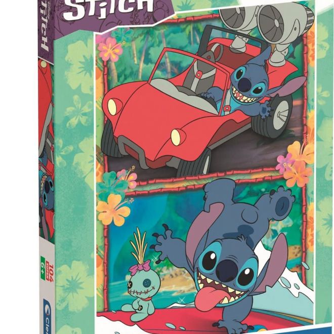 CLEMENTONI Puzzle Stitch 104 dílků