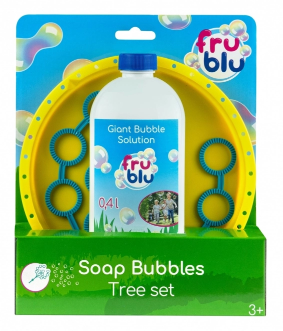Fru Blu Mýdlová bublinková sada strom + tekutina 0,4 l