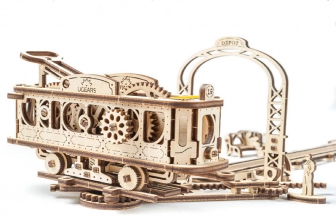 Ugears 3D puzzle - Tramvajová linka 284 dílků