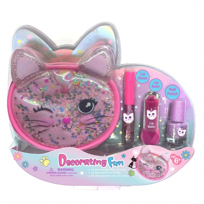 Kosmetický set s taštičkou Kočička