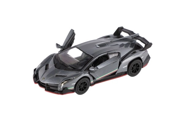 Auto Kinsmart Lamborghini Veneno kov/plast 13cm na zpětné natažení