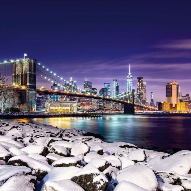 Puzzle 1500 prvků Zima v New Yorku