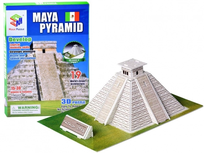 Pyramida Mayů 3D puzzle