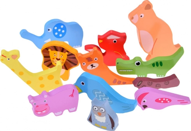 Dřevěné puzzle Zvířata ze ZOO