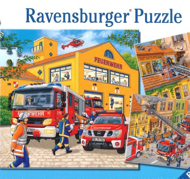 RAVENSBURGER Puzzle Hasiči 3x49 dílků