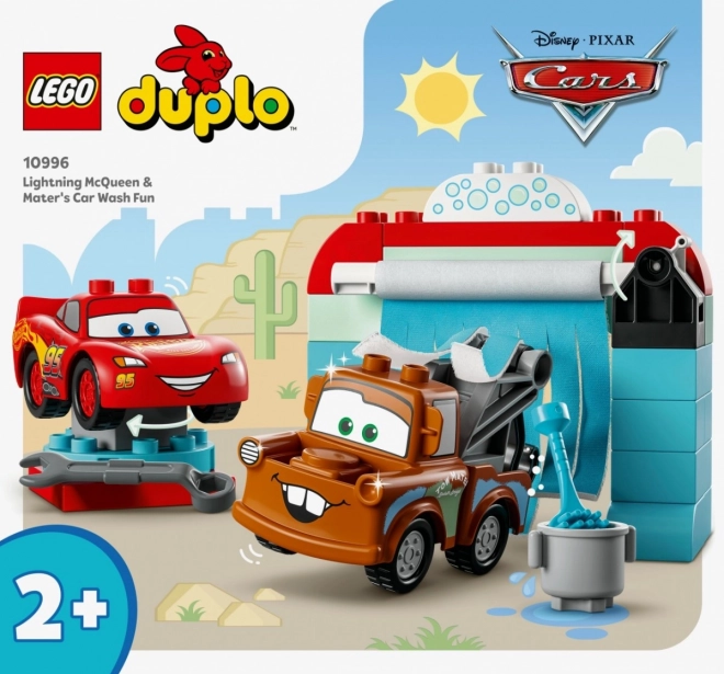 LEGO® DUPLO® Disney 10996 Na myčce s Bleskem McQueenem a Bur