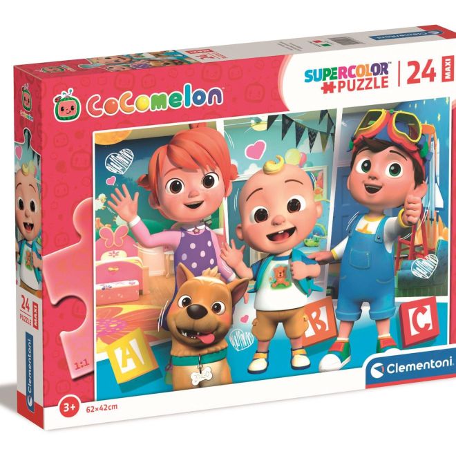 CLEMENTONI Puzzle CoComelon s kamarády MAXI 24 dílků