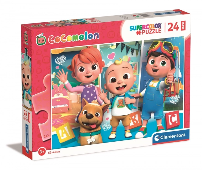 Puzzle Cocomelon s kamarády maxi 24 dílků