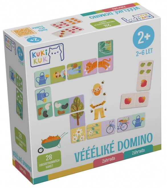 KukiKuk 80038 Véééliké domino Zahrada