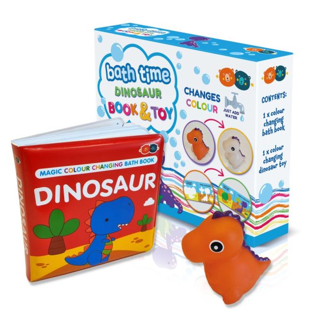 Sada barevných brožur s hračkami - Dinosaurus