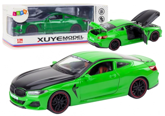 Kovové vozidlo Sports Activity Vehicle s třecím pohonem 1:24 Zelené