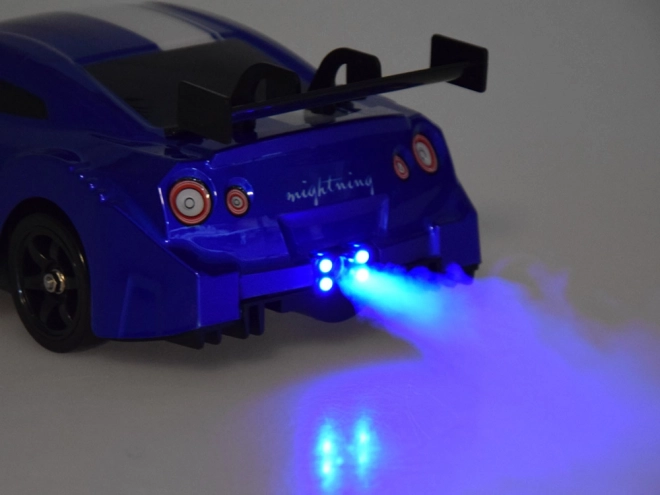 Závodní RC auto Drift s efektem kouře a LED osvětlením