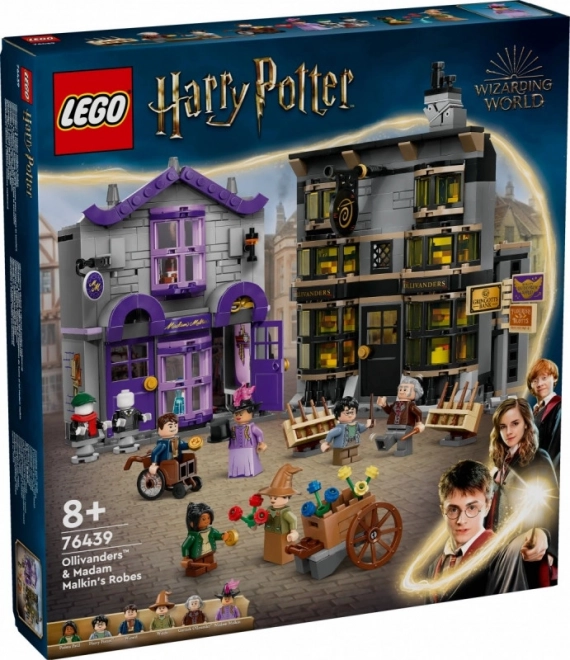 LEGO Harry Potter 76439 Ollivanderův obchod a Obchod madame Malkinové