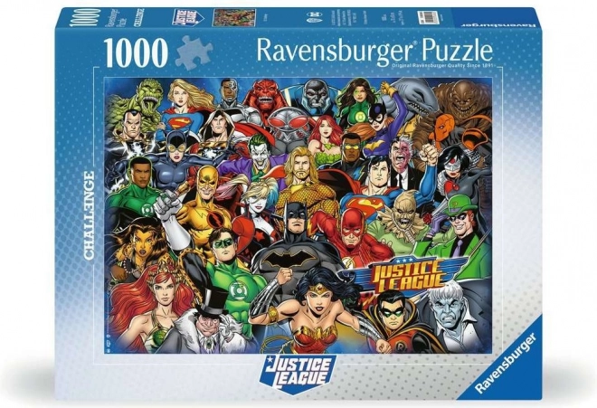 RAVENSBURGER Puzzle Challenge: Liga Spravedlnosti 1000 dílků