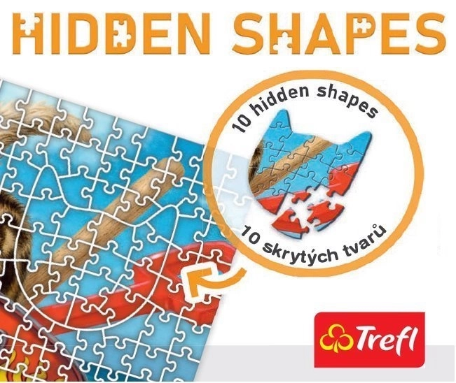 TREFL Puzzle Hidden Shapes: Podmořský život 1060 dílků