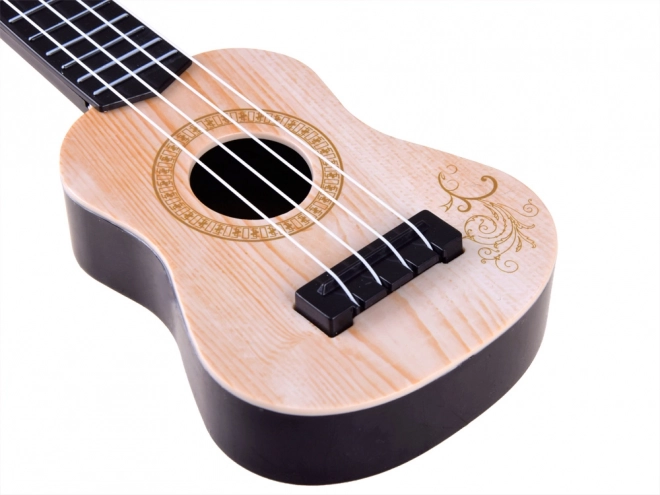 Mini ukulele pro děti 25 cm – krém