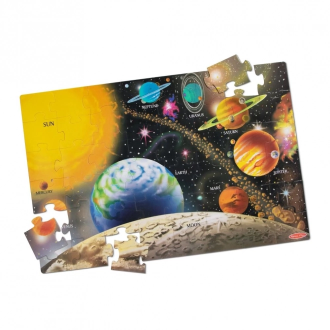 Podlahové puzzle Sluneční soustava - 48 dílků