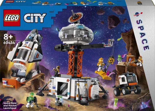 LEGO® City 60434 Vesmírná základna a startovací rampa pro raketu