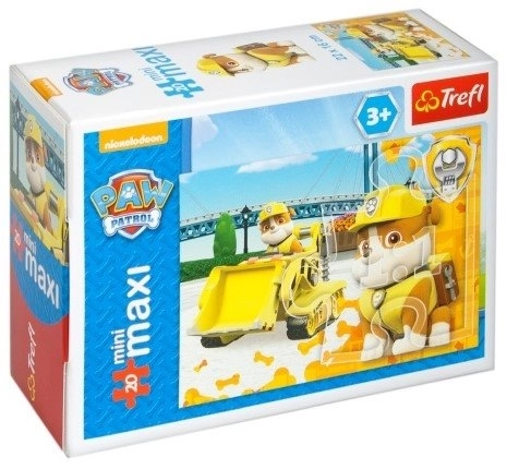 TREFL Puzzle Tlapková patrola: Buldozer Rubble 20 dílků