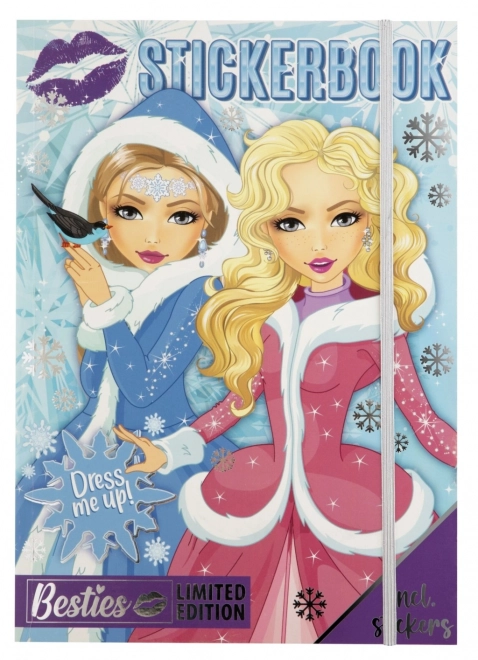 Kniha samolepek Obleč si svou Modelku Besties