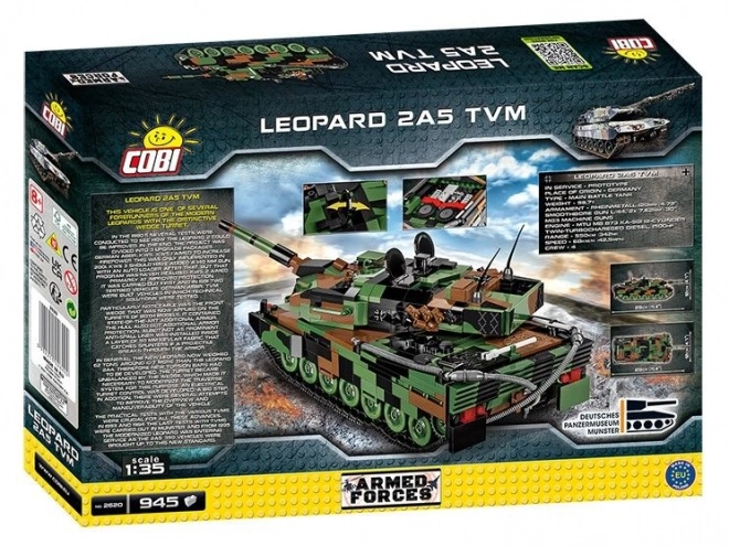 COBI 2620 Armed Forces Leopard 2A5 TVM (TESTBED), 1:35, 945 k