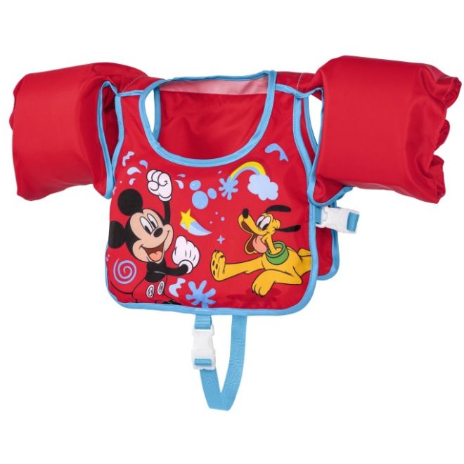 Vesta s rukávy plovací Mickey Mouse pro děti od 3-6 let
