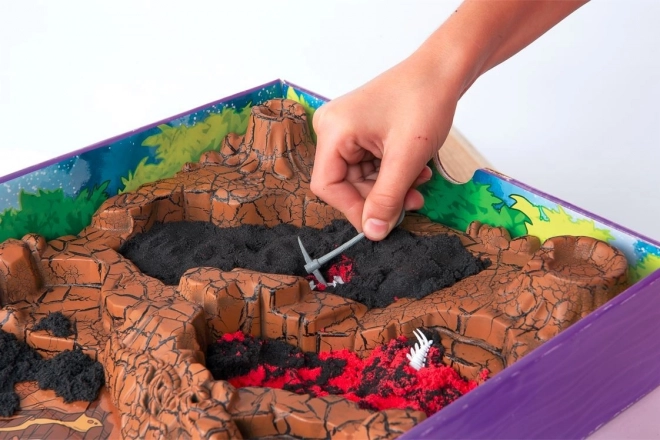Kinetická sada na písek s příslušenstvím Dinosauří vykopávky