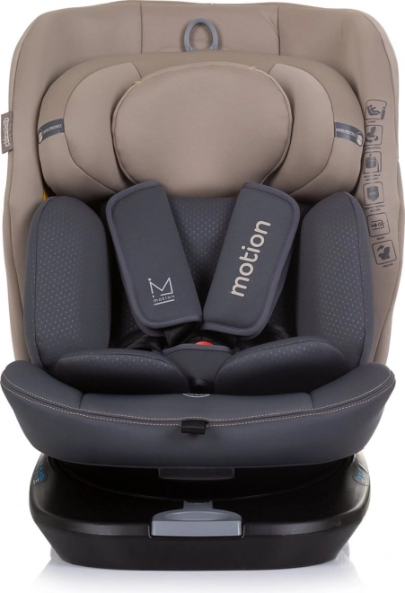 CHIPOLINO Autosedačka Motion i-Size 40-150cm Isofix 360, Macadamia