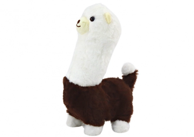 Interaktivní hra Pet Lama Alpaca Walking Game Brown 23 cm