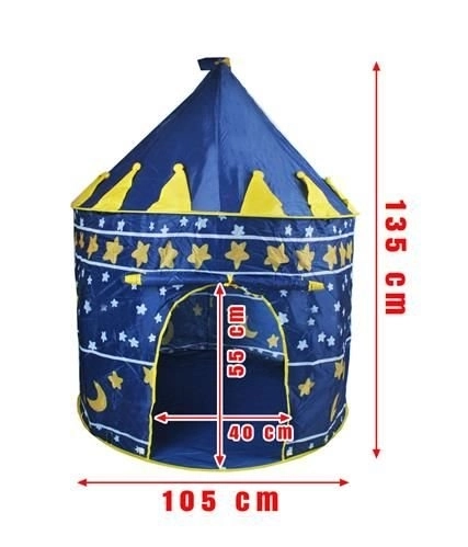 Dětský stan pro prince - hrad