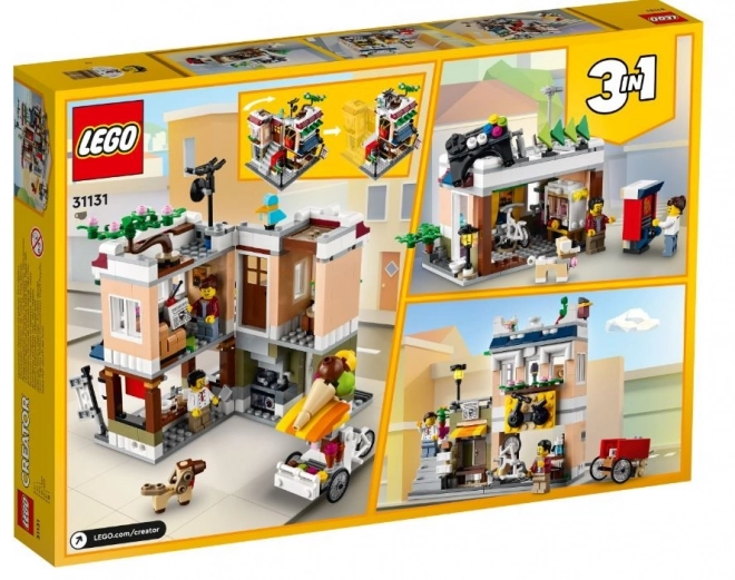 LEGO Creator 3v1 31131 Bistro s nudlemi v centru města