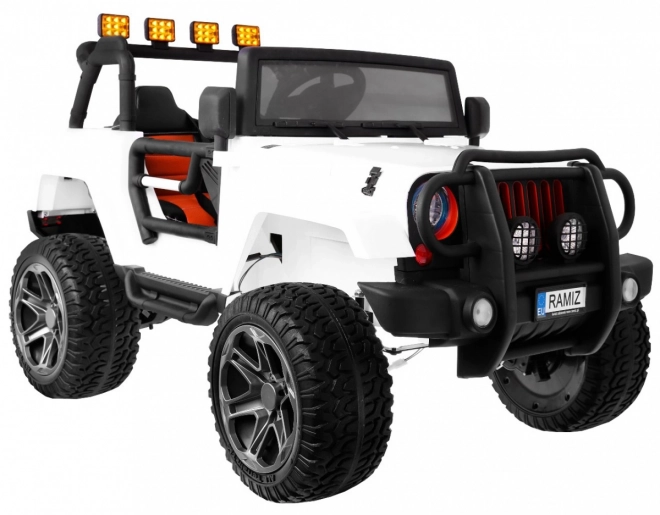 Vozidlo Monster Jeep 4x4 White