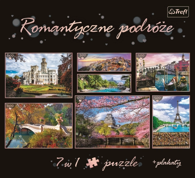 TREFL Puzzle Romantické výlety 7v1