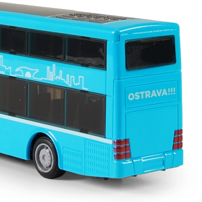 Dvoupatrový autobus doubledecker DPO Ostrava 20 cm