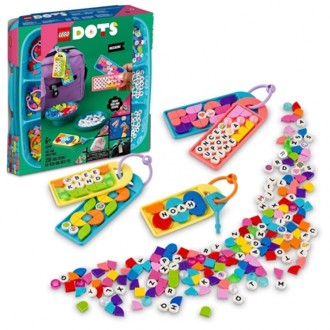 LEGO Dots 41949 Mega balení ozdob na tašku – zábavné vzkazy