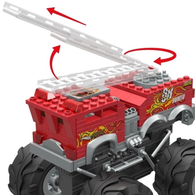 Stavebnice Monster Truck – Hasičské auto