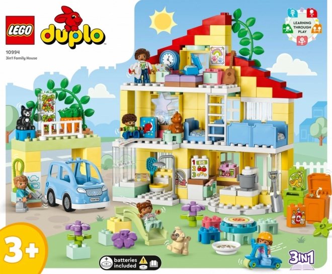 LEGO® DUPLO® 10994 Rodinný dům 3 v 1