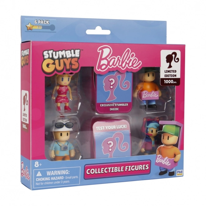 Deluxe box figurky Stumble Guys X Barbie 6 ks