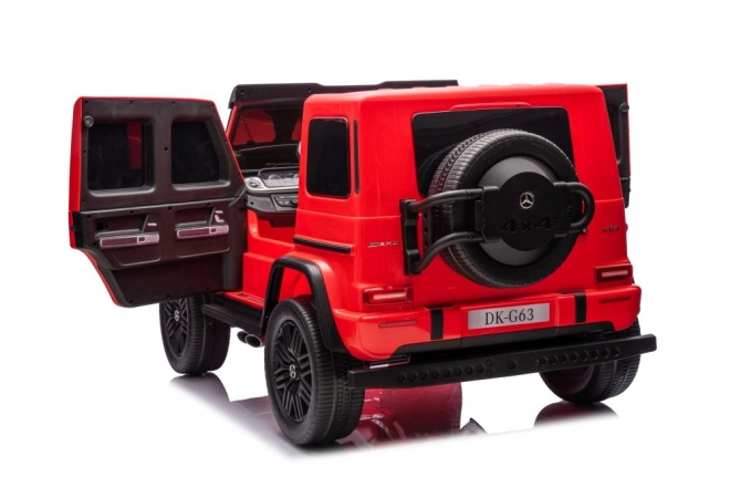 Mercedes G63 XXL Červená 4x4 Auto na baterie