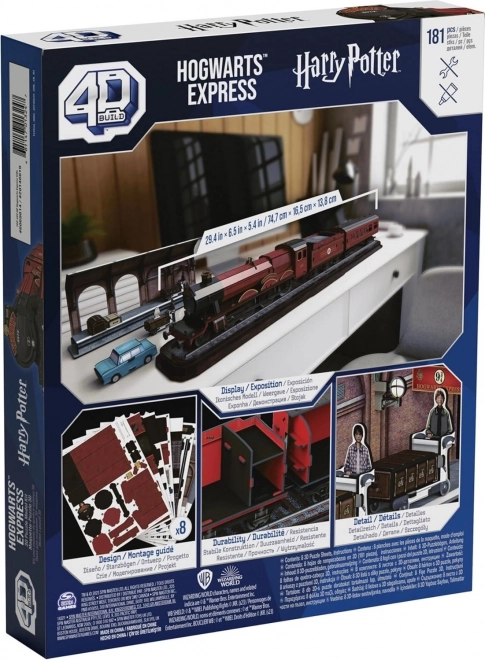 4D BUILD 3D Puzzle Harry Potter: Bradavický Expres 181 dílků