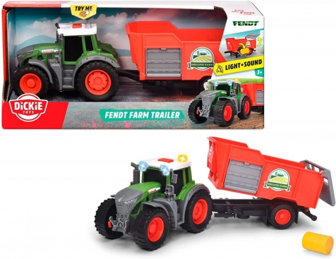 Traktor Fendt s přívěsem 26cm