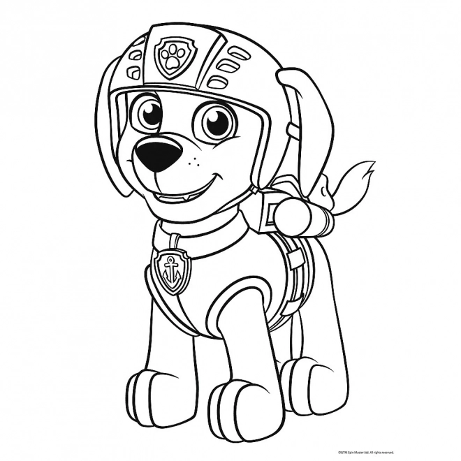 Baby MAXI 2x10 dílků puzzle Paw Patrol team