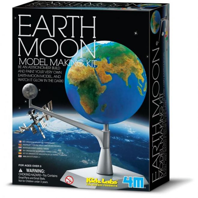 Země a měsíc model