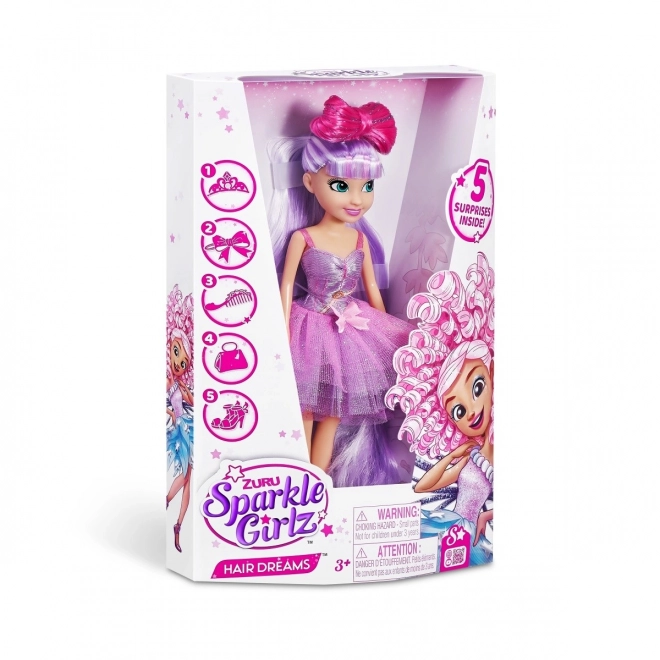 10,5palcová panenka Sparkle Girlz Dream styling